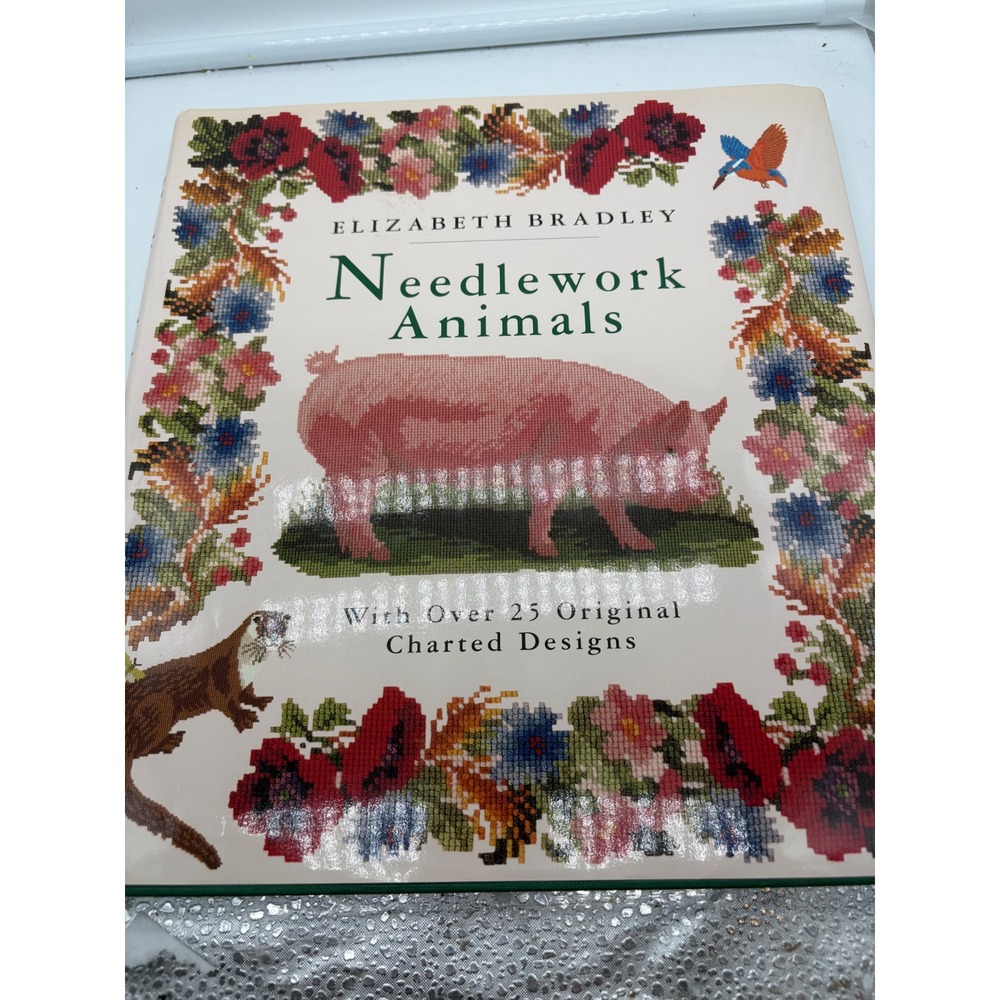Needlework Animals by Elizabeth Bradley (Hardcover) – Over 25 Charted Designs
